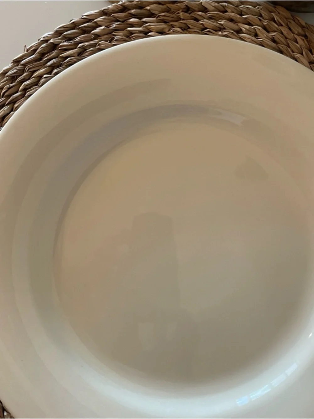Williams Sonoma Belvedere Dinner Plate 11.5” Cream Beige Portugal